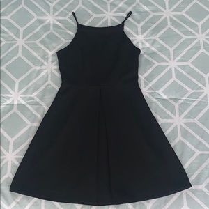 Black dress with peek-a-boo back